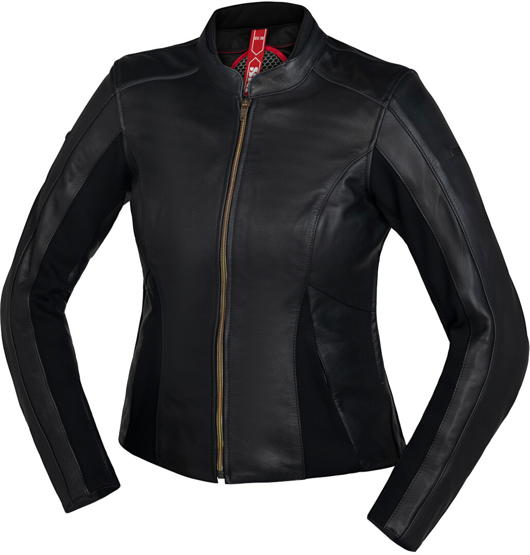 Bild von IXS Aberdeen Damen Motorrad Lederjacke, schwarz, Größe 42