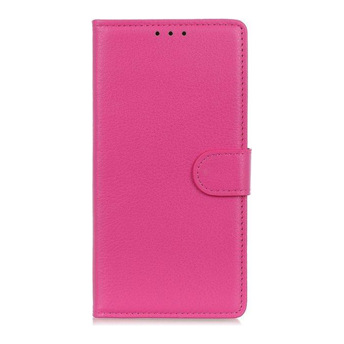 Bild von MU Classic Litchi Leder Bookcover für Motorola Moto G10 und Moto G30