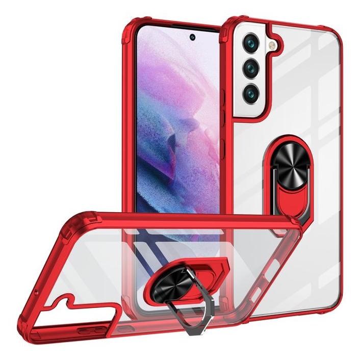 Bild von MU Style Hardcase mit Kickstand (Samsung Galaxy S22+), Smartphone Hülle, Rot