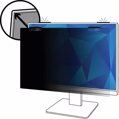 Bild von 3M T Privacy Filter for 27in Full Screen Monitor with T COMPLYT Magnetic Attach 16:9 PF270W9EM 68,6 cm (27) Rahmenloser Blickschutzfilter (PF270W9EM)