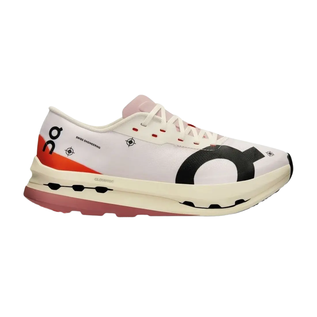 Bild von On CLOUDBOOM ECHO 3 Damen Laufschuhe White | Flame Gr. 38,5
