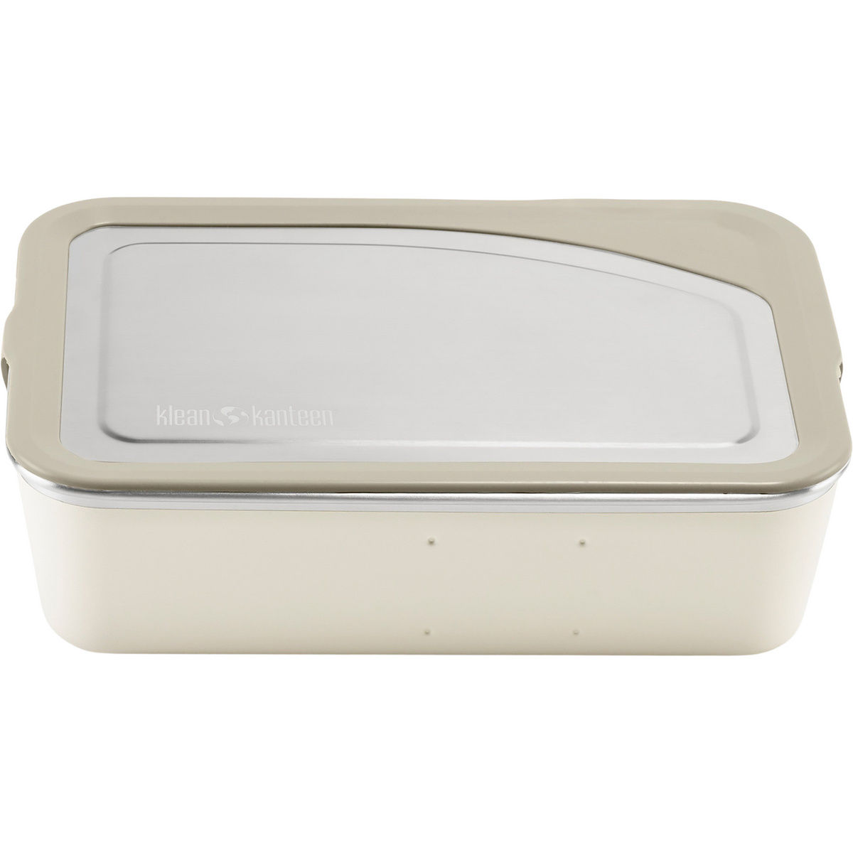 Bild von Klean Kanteen Rise Big Meal Box Brotdose aus Edelstahl in der Farbe Tofu, auslaufsicher, 1626ml, 1010627