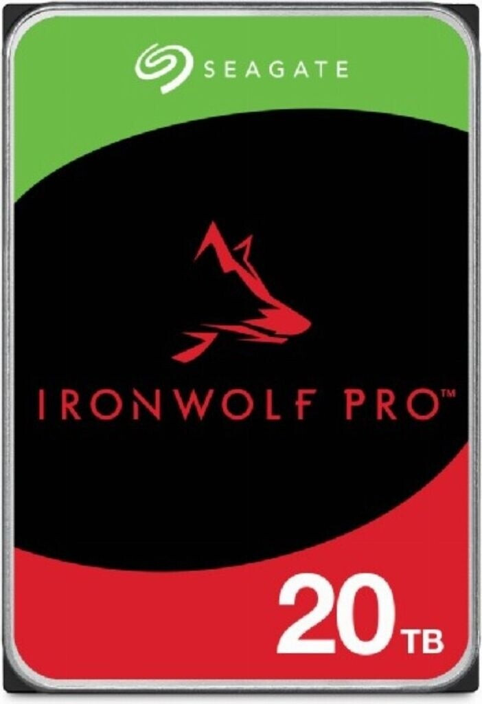 Bild von Seagate IronWolf Pro ST20000NE000 - Festplatte - 20TB - intern - 3.5 (8,9 cm) - SATA 6Gb/s - 7200 U/min - Puffer: 256MB - mit 3 Jahre Seagate Rescue Datenwiederherstellung (ST20000NE000)