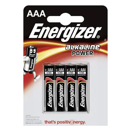 Bild von Energizer Alkaline Power AAA 4er Blister Micro Batterie 1,5V LR03 E300132607