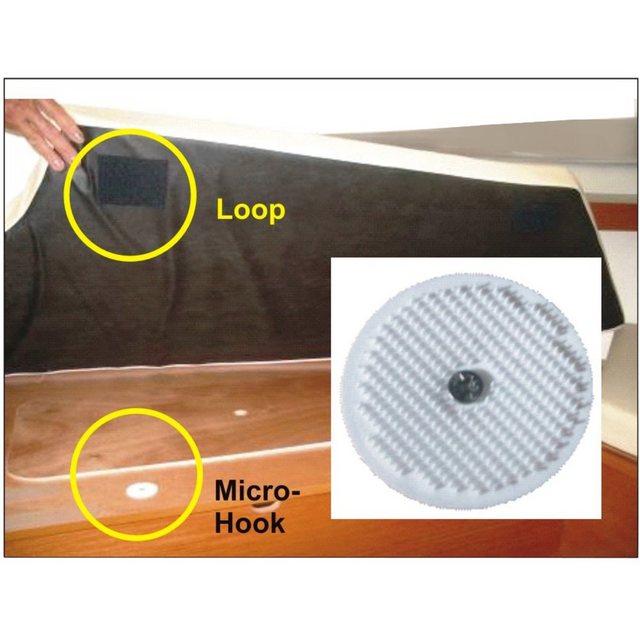 Bild von Fastech® Kabelführung FASTECH® 703-330-Bag Hakenscheibe zum Anschrauben Haftteil Schwarz 4 (703-330-Bag)