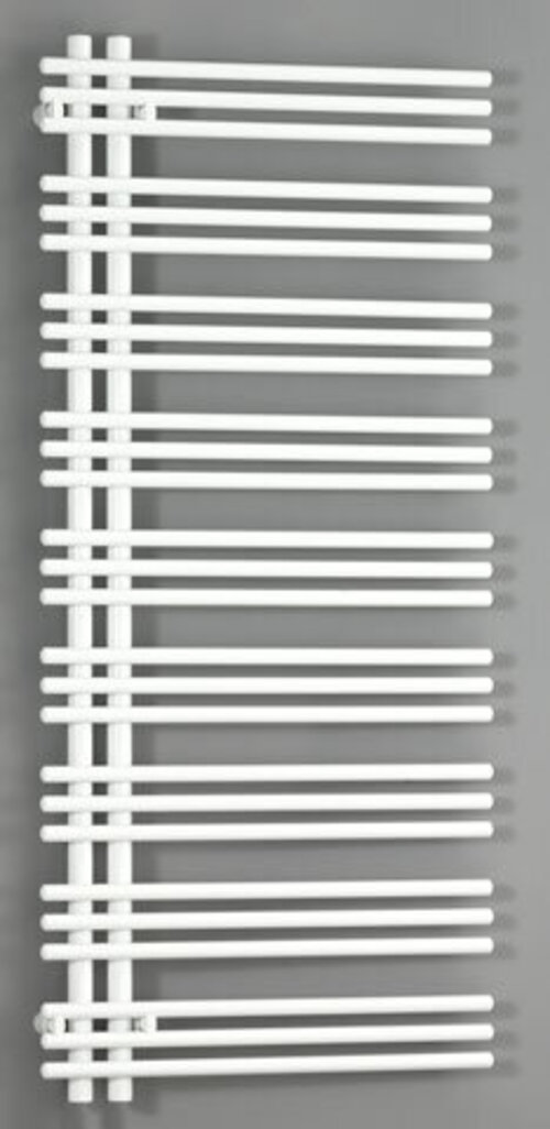 Bild von Zehnder Design Heizkörper Yucca YA-130-050 1304x47x478, Badheizkörper: Weiß RAL 9016