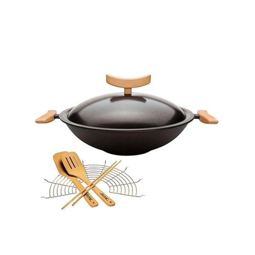Bild von Spring Wok Set 6 tlg. m.Holzgriffen       35cm