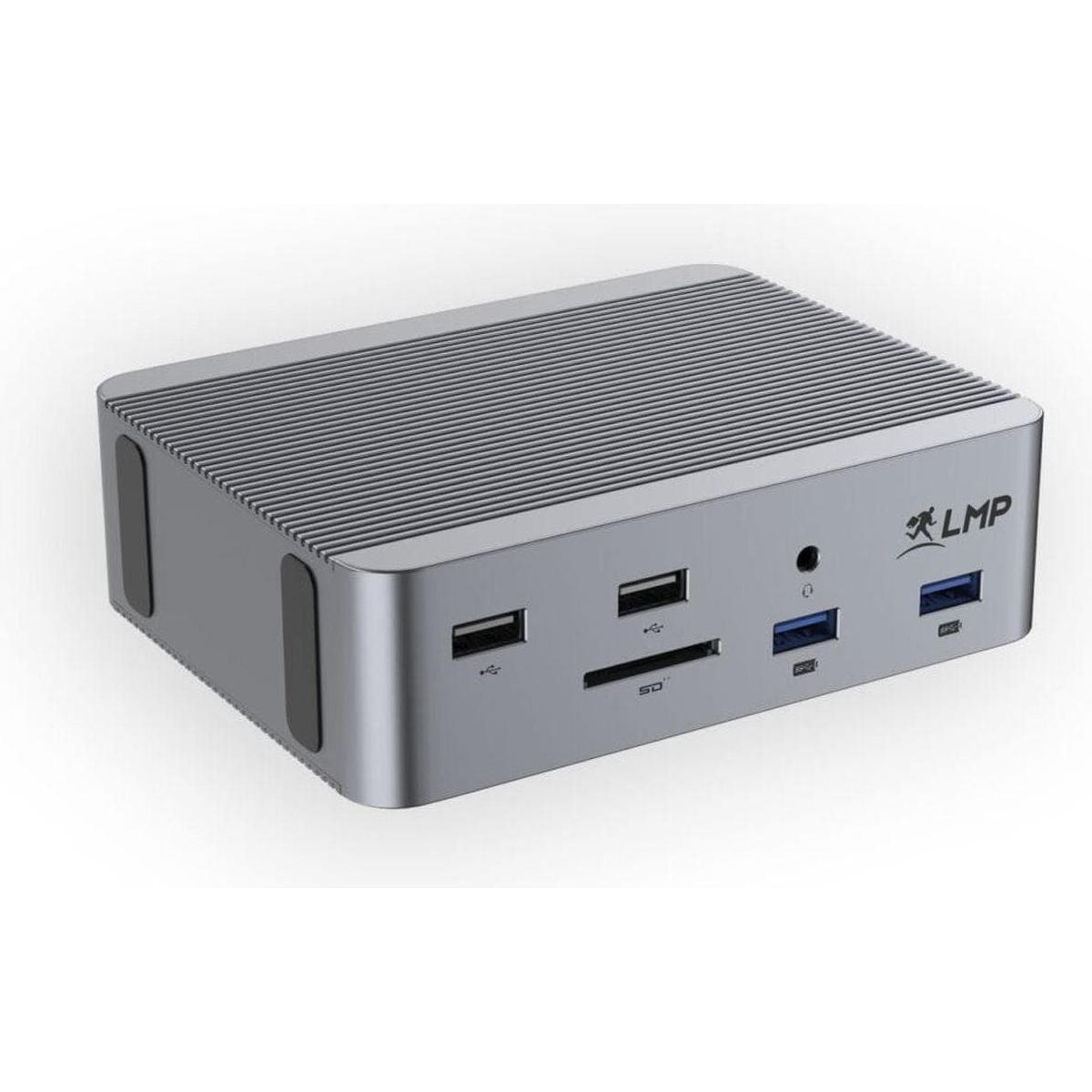 Bild von LMP USB4 SuperDock 2 (USB-C, 14 Ports), Dockingstation + USB Hub, Grau
