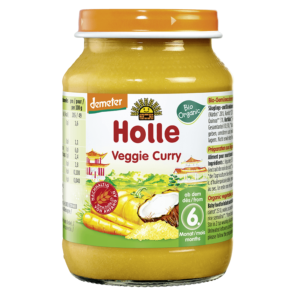 Bild von Veggie Curry - 190g - Demeter, ab dem 6. Monat