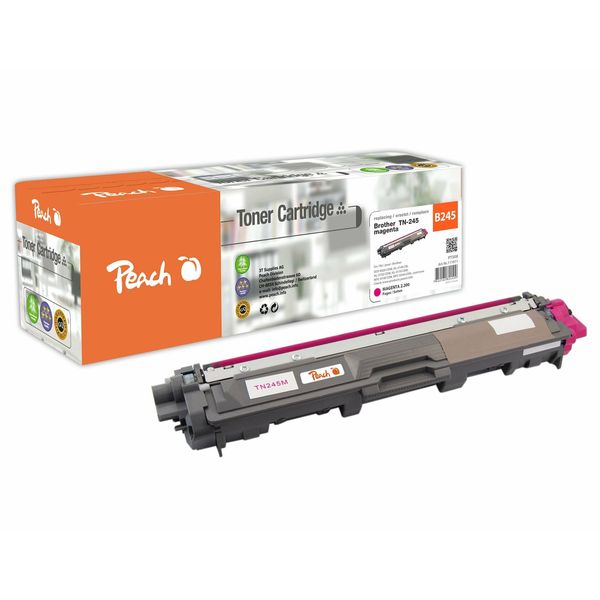 Bild von Peach B245 M Toner XL ma ersetzt Brother TN-245M für z.B. Brother DCP -9020 CDW, Brother HL -3140 CW, Brother HL -3150 CDN, Brother HL -3150 CDW (wiederaufbereitet)