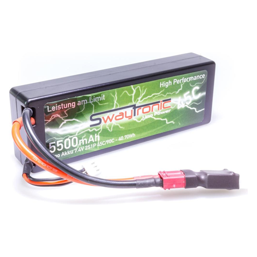 Bild von Swaytronic Akku (7.40 V, 5500 mAh) – Hohe Leistung für RC-Fans