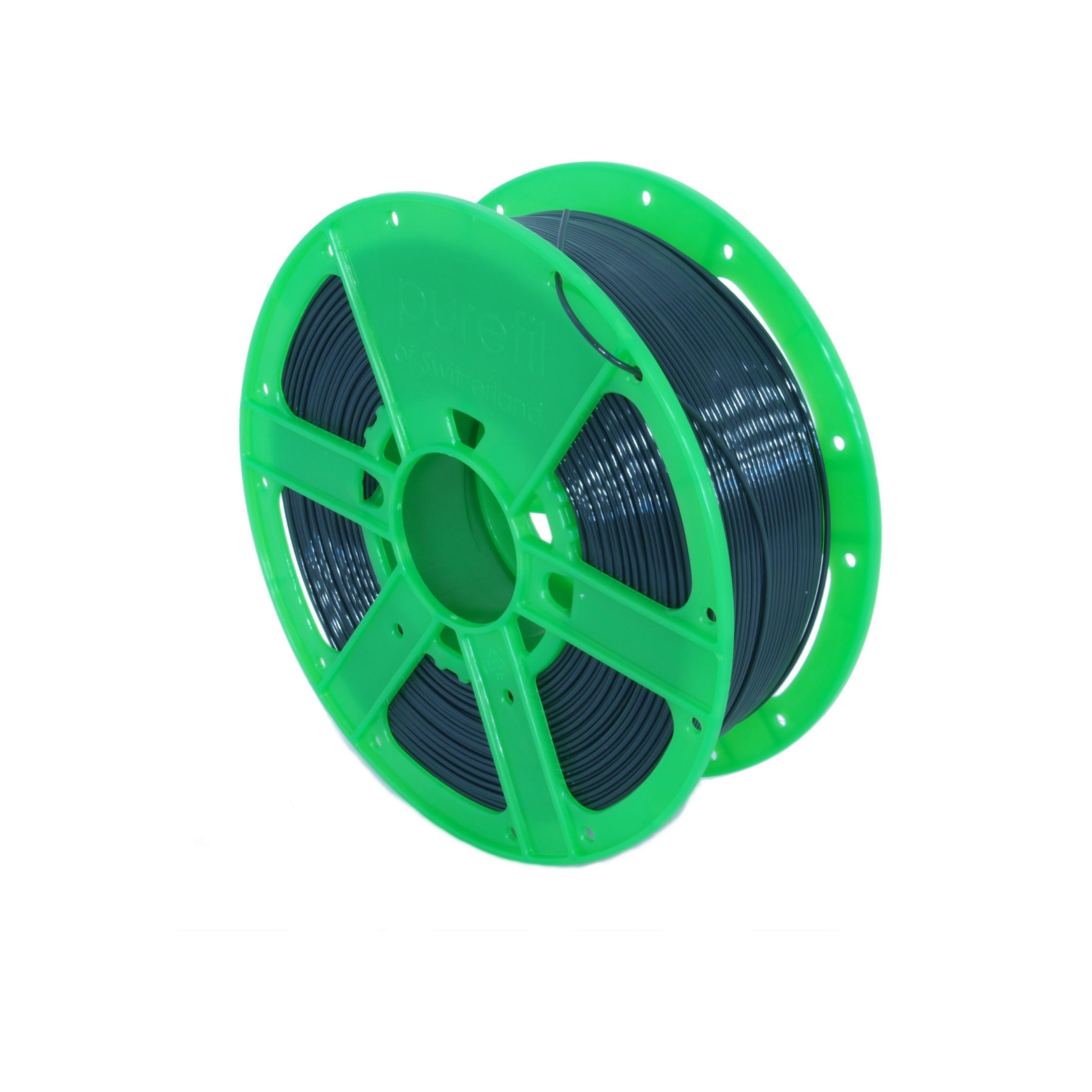 Bild von Purefil Filament (PETG, 1.75 mm, 1000 g, Grau), 3D Filament, Grau