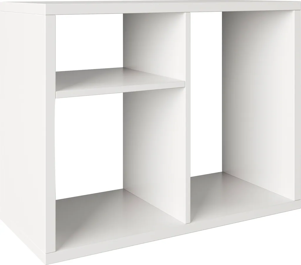 Bild von PHOENIX Raumteiler-Regal »Fortuna«, BxHxL: 75,1 x 57,9 x 34 cm, Holz - weiss