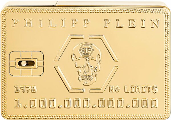 Bild von Philipp Plein – Eau de Parfum No Limits Gold 90 ml – Herrenparfüm – Holz- und Ambernoten – Ein kühner und opulenter Duft – Holziger Amber – Goldlackierter Glasflako