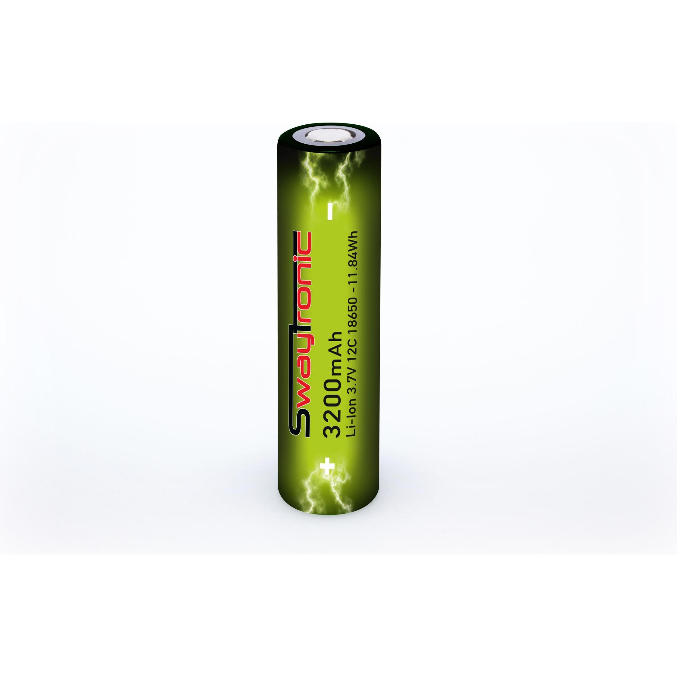 Bild von Swaytronic Li-Ion 18650 3200mAh 12C (3200 mAh, Ladegerät ohne Akku), Akku Ladegerät