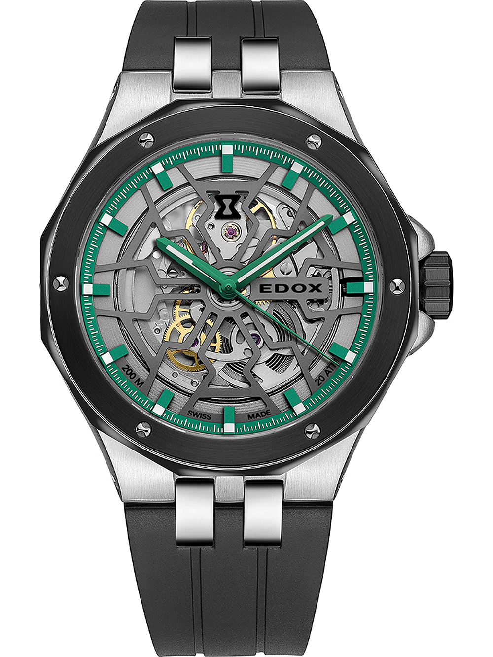 Bild von Edox Automatikuhr Edox 85303-3NN-VB Delfin Mecano Automatik Herrenuhr 43mm 20ATM