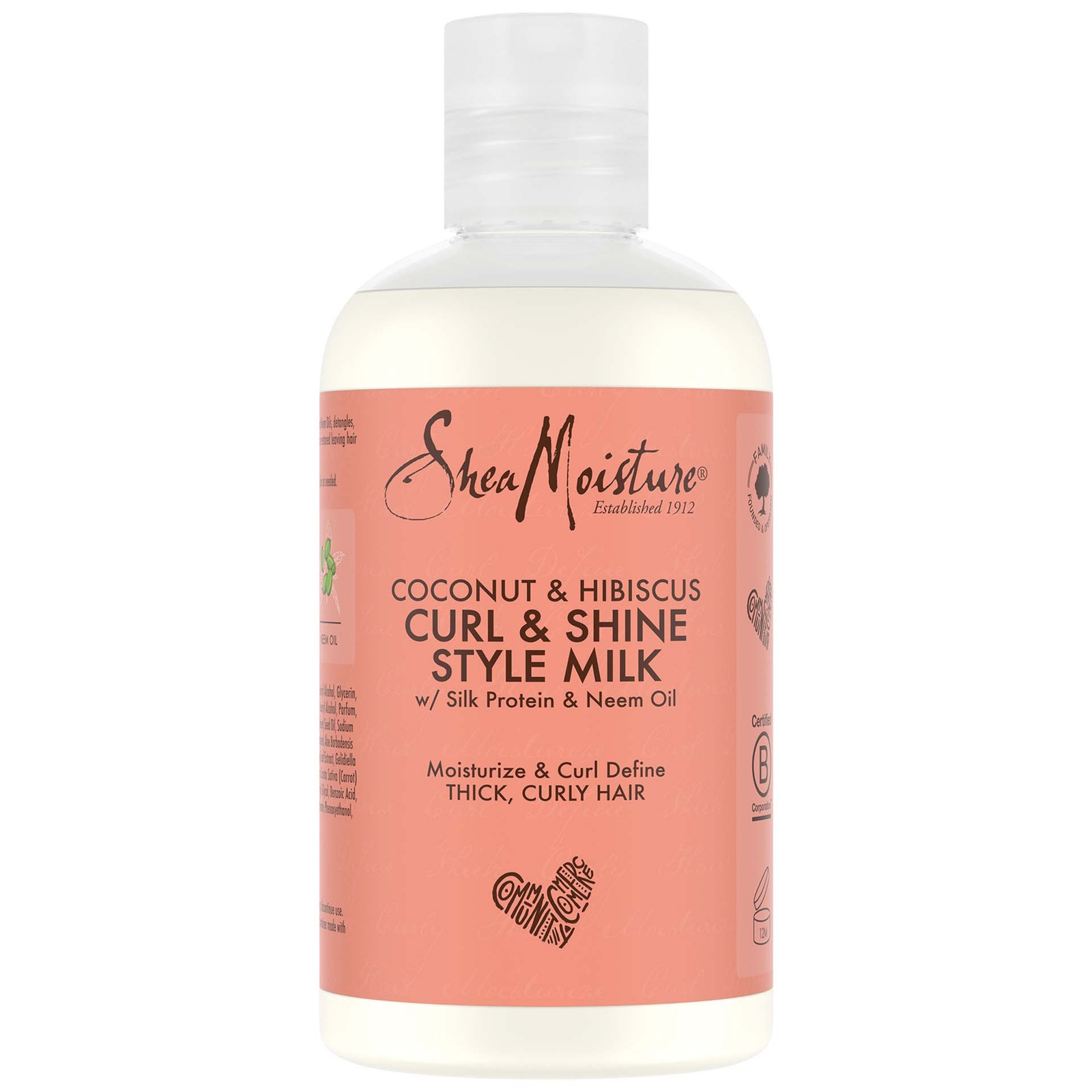 Bild von Shea Moisture Coconut & Hibiscus Curl & Style Milk 254 ml