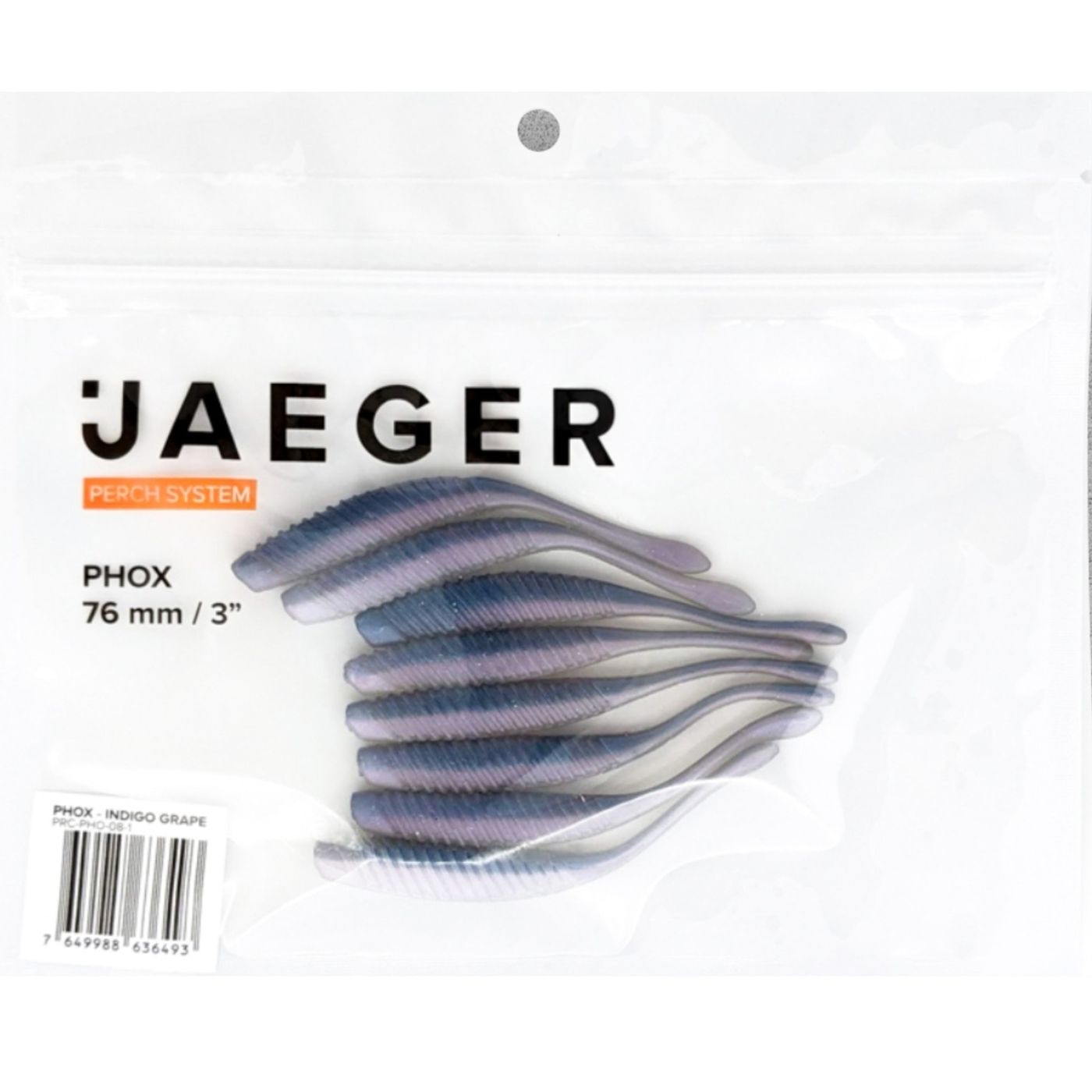 Bild von Jaeger Kunstköder Jaeger Fishing Phox 7,6cm - 8 Gummifische