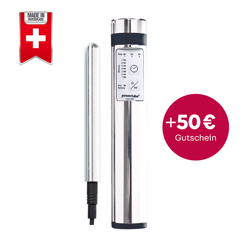 Bild von Powertube Silber von Swisspowertube