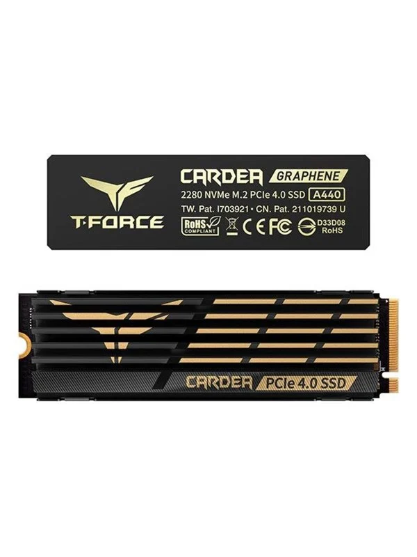 Bild von Team Group T-Force Cardea A440 SSD - 1TB - Mit Kühlkörper - M.2 2280 - PCIe 4.0
