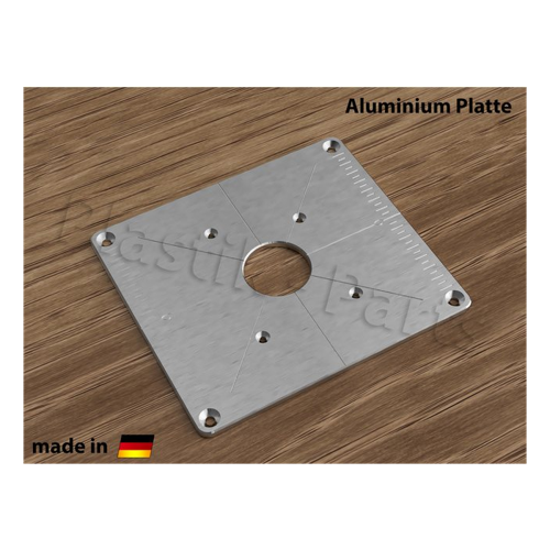 Bild von Präzise Frästechnik mit dem Plastik Parts Fräser-Set und der ALU Einlegeplatte
