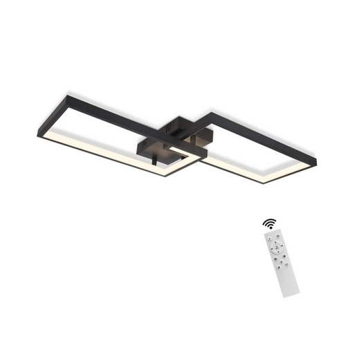 Bild von Nettlife LED Deckenleuchte Wohnzimmer Weiß Dimmbar mit Fernbedienung 80CM