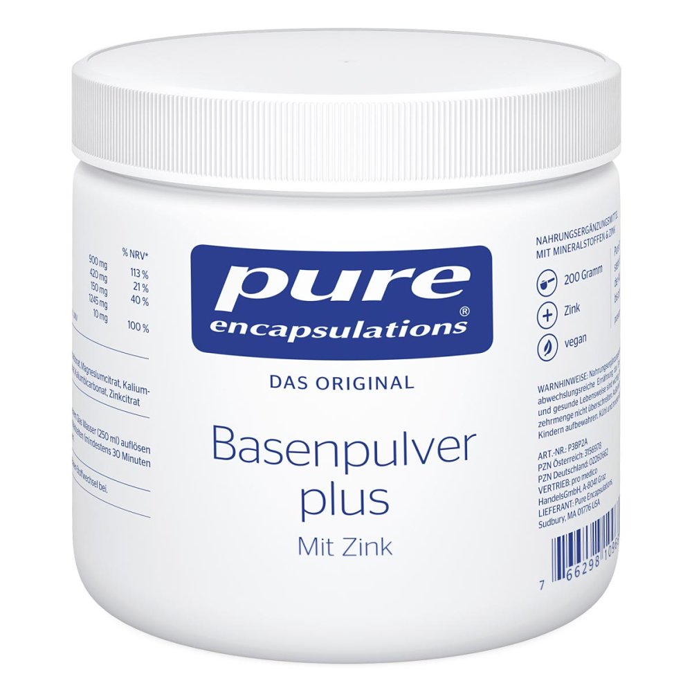 Bild von Pure Encapsulations Basenpulver Plus Pur - Zur Nahrungsergänzung