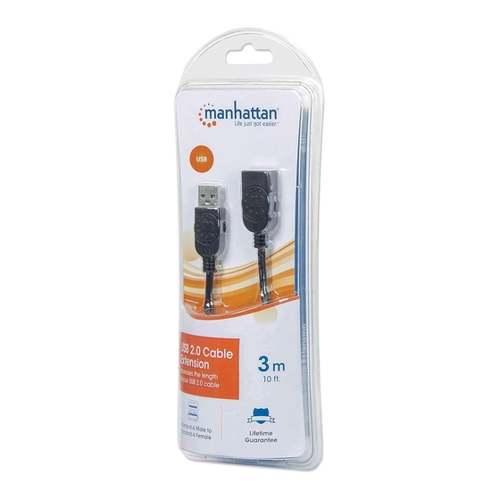 Bild von Manhattan Hi-Speed USB 2.0 Verlängerungskabel (1.80 m)
