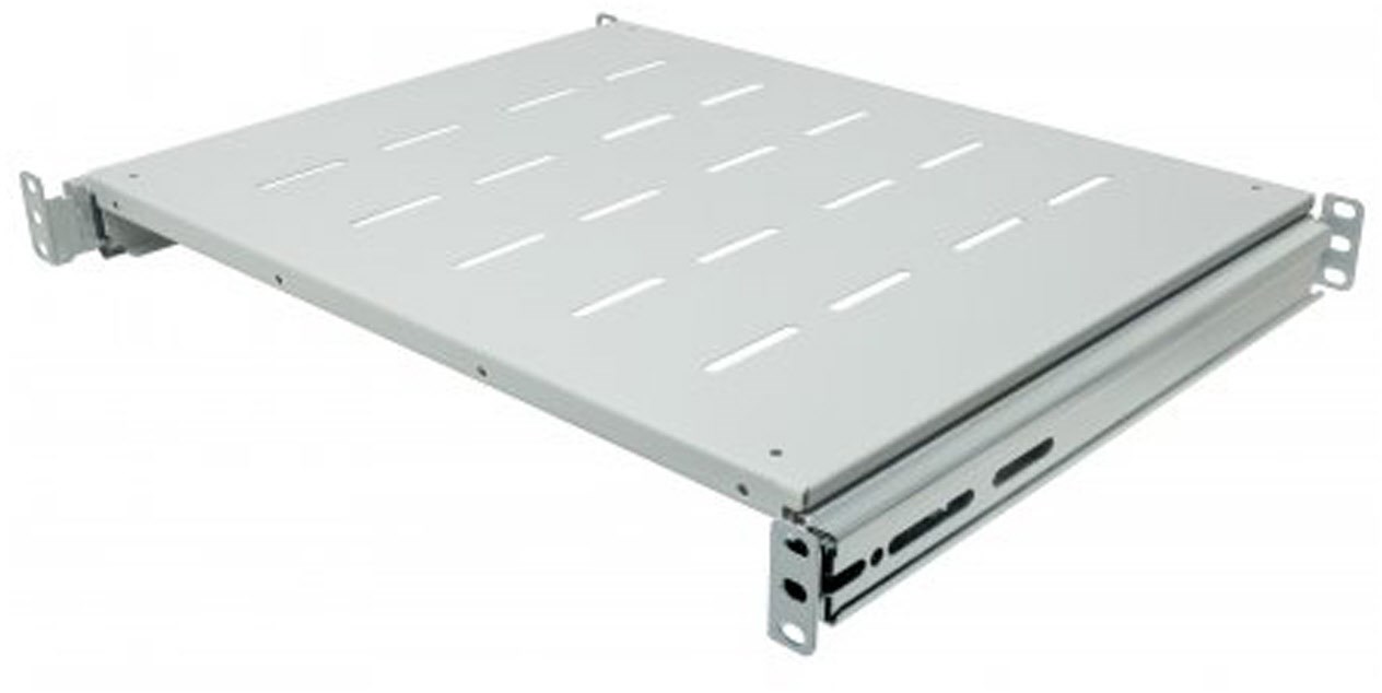 Bild von Intellinet - Rack Shelf (verschiebbar, belüftet) - Grau, RAL 7035 - 1U - 48,3 cm (19) (712323)