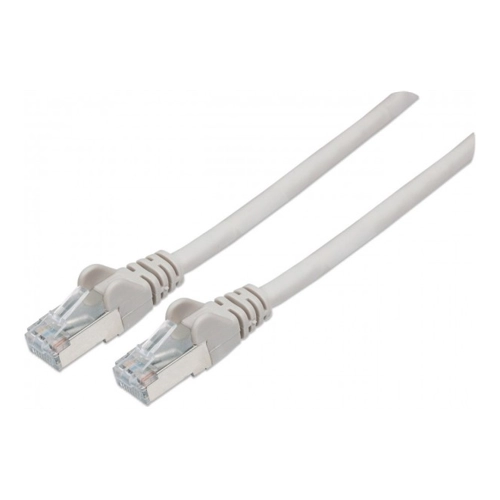 Bild von Patchkabel mit Cat7-Rohkabel S/FTP (7,5) grau