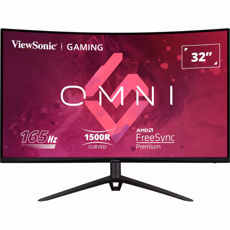 Bild von ViewSonic VX3218-PC-MHDJ - 80,01 cm (31,5 Zoll), LED, VA-Panel, Full-HD, 165Hz, Lautsprecher, HDMI, DisplayPort