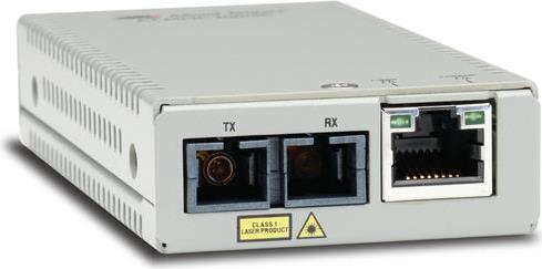 Bild von Allied Telesis AT MMC200/SC - Medienkonverter - 100Mb LAN - 10Base-T, 100Base-FX, 100Base-TX - RJ-45 / SC multi-mode - bis zu 2 km - 1310 nm - TAA-konform