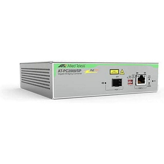 Bild von Allied Telesis AT-PC2000/SP - Medienkonverter - GigE - 10Base-T, 100Base-TX, 1000Base-T, 1000Base-X, 100Base-X - SFP (mini-GBIC) / RJ-45 - 850 nm - TAA-konform