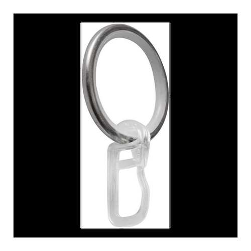 Bild von NATICY Gardinenring Edelstahl-Optik für Ø27mm Gardinenstangen