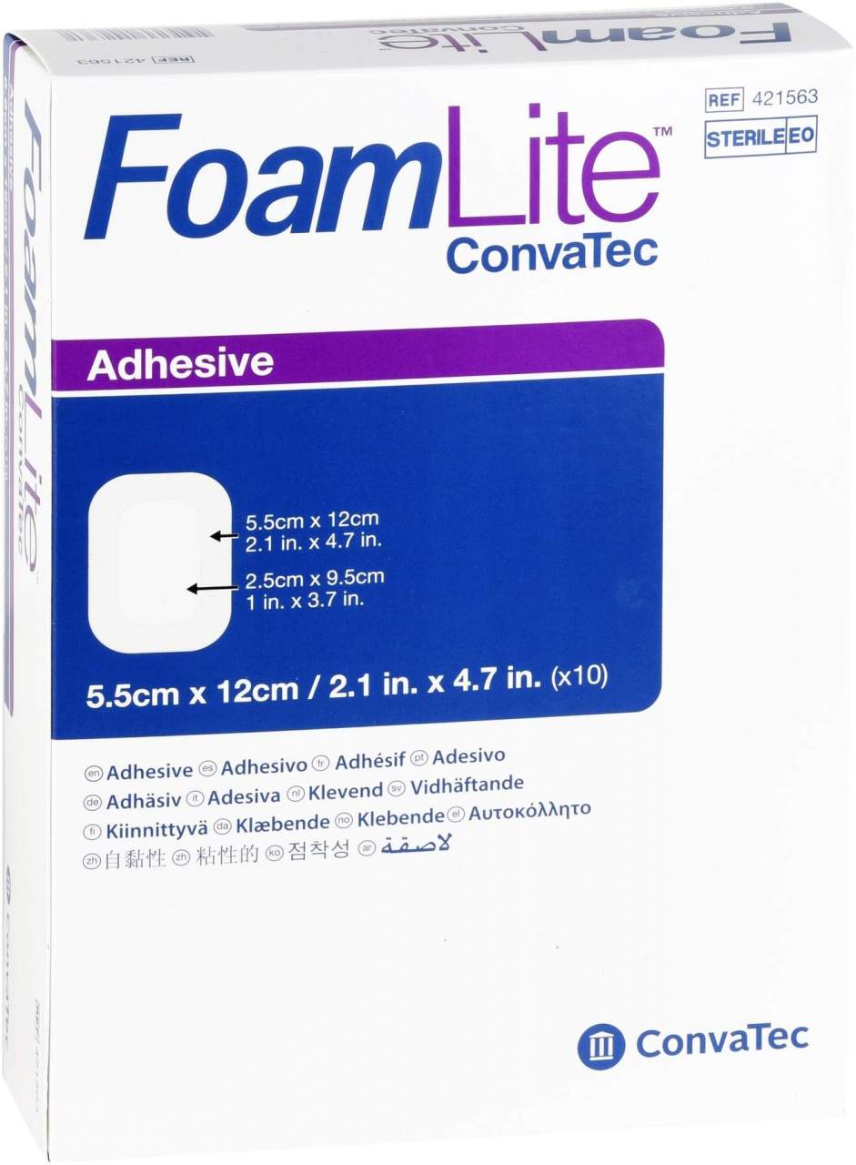 Bild von Foam Lite Convatec Adhäsiv Pu-Schaumverb.5,5x12 - Bei Wunden