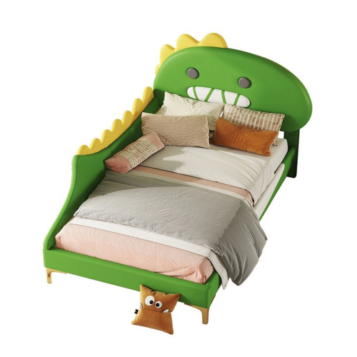 Bild von FLASMR Kinderbett im Cartoon Dinosaurier Design – Ein ideales Kinderbett für kreative Träume