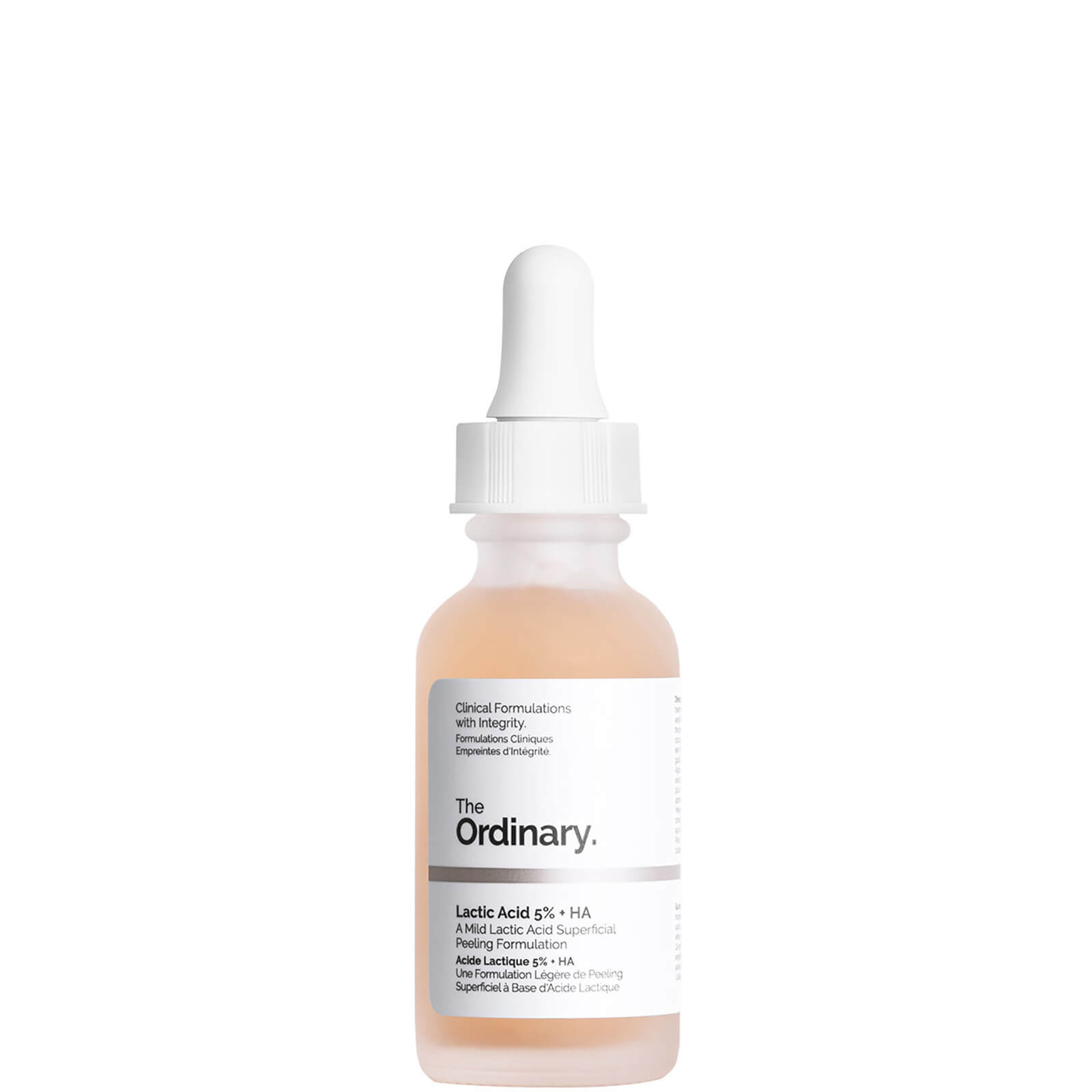 Bild von The Ordinary Gesichtspeeling Lactic Acid 5 % + HA 2 % Superficial Peeling Formulation 30 ml