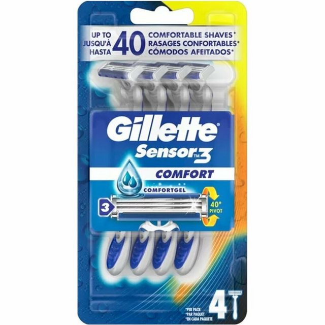 Bild von Gillette  Rasierklingen Sensor3 Comfort Einweg-rasierklinge 4 St