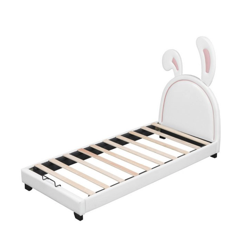 Bild von EXTSUD Polsterbett 90*200cm - Ein stilvolles Kinderbett mit Hasenohren