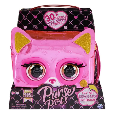 Bild von SPIN MASTER™ Purse Pets Umhängetasche "Metallic Magic Hündchen", inkl. Spiel, Sound-Effekte, pink