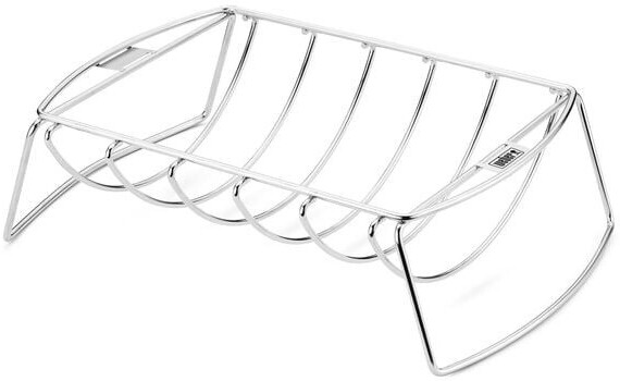 Bild von Weber Grillguthalter Spare-Rib-Halter, Edelstahl, Für bis zu 5 Rippchen
