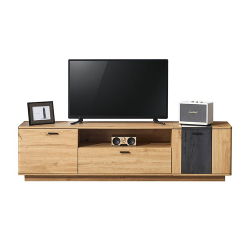 Bild von EXTSUD TV-Schrank für 80" TV, MDF, abgerundete Ecken