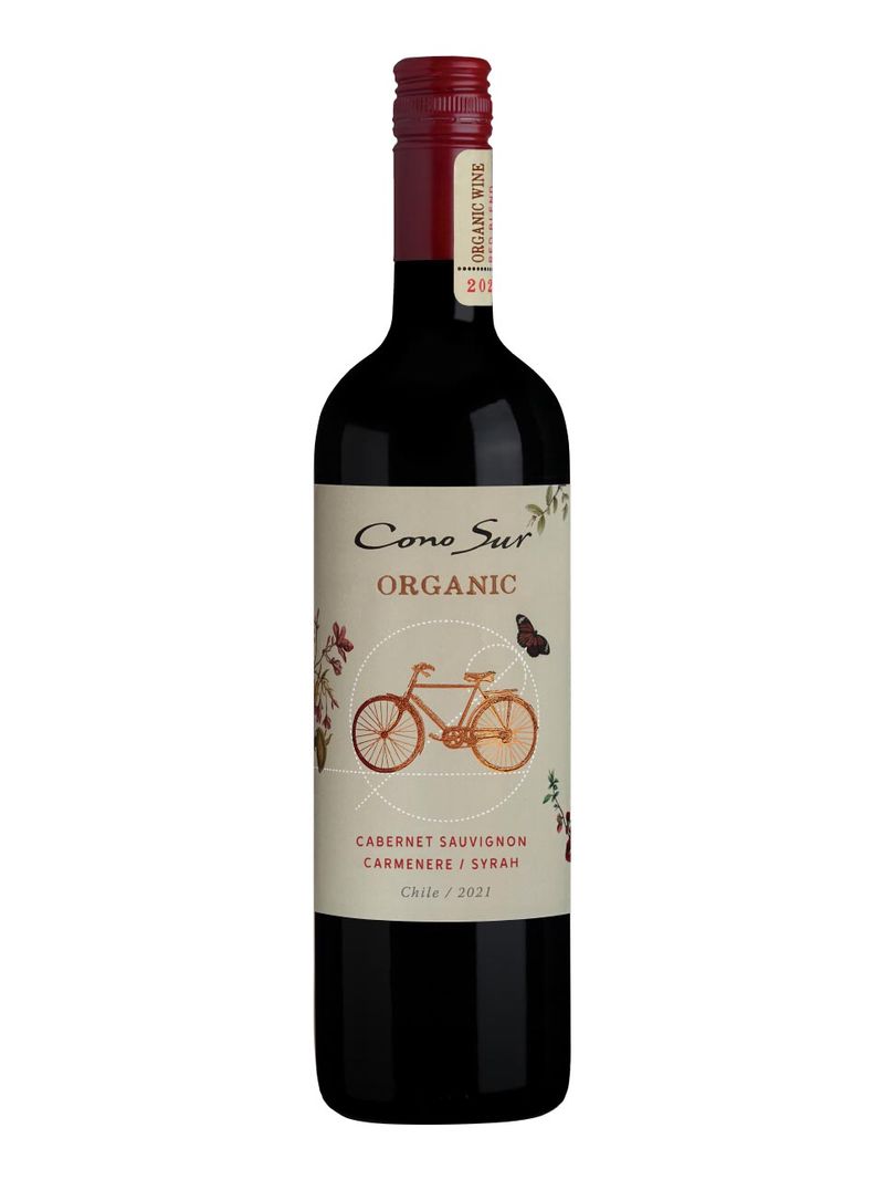 Bild von Cono Sur, Organic, Cabernet Sauvignon/Carmenere/Syrah, Wine of Chile, DO, trocken, rot (Bio) 0.75L