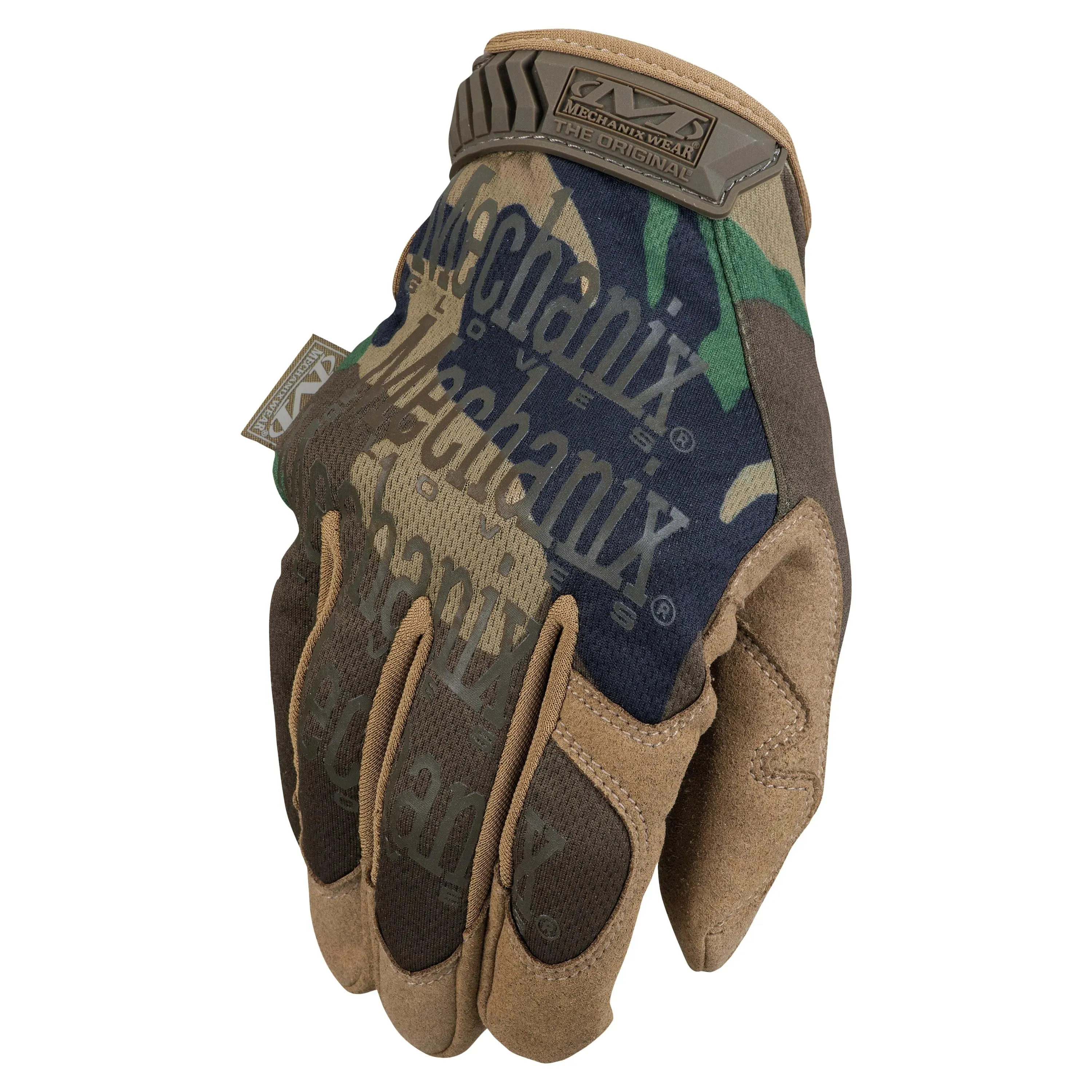 Bild von Mechanix Wear, Schutzhandschuhe, Gloves Mechanix The Original Woodland Camo 8 / S size. Velcro, artificial leather, TrekDry (8, S)