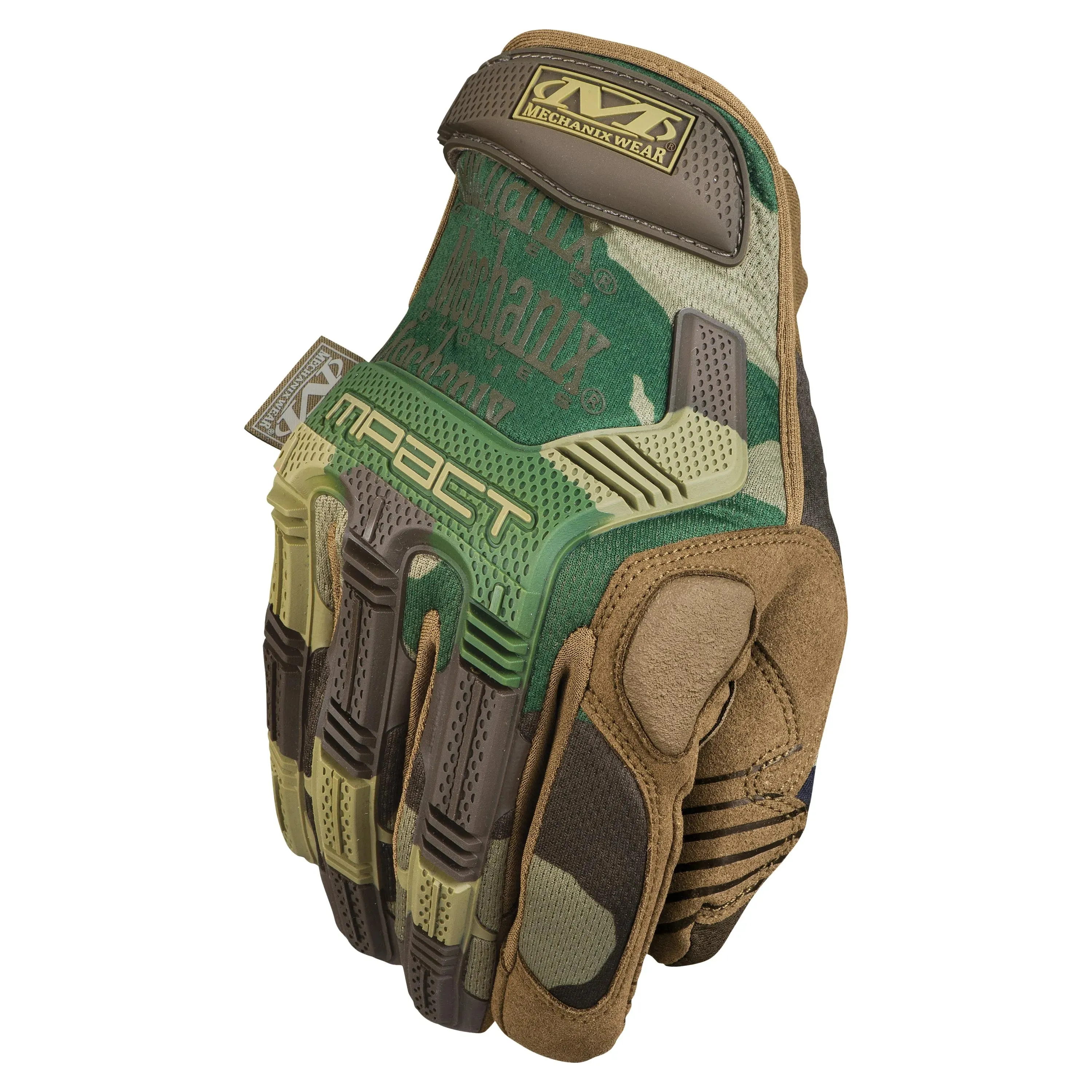 Bild von Mechanix Wear, Schutzhandschuhe, Gloves Mechanix M-Pact Woodland Camo 10 / L size. (10, L)
