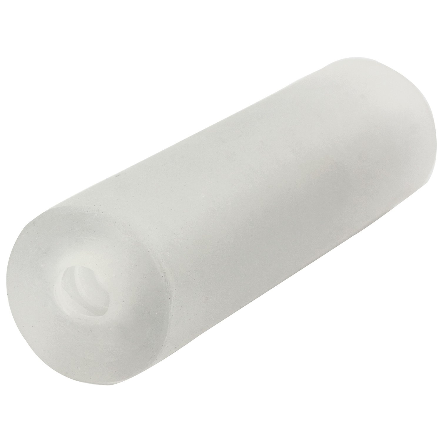 Bild von Doc Johnson 0684-03-CD - The Tube Masturbator aus ultra realistischem UR3-Material, mit Massage-Rippen - 14 cm lang - Durchcmesser: 3,8 cm - White clear / weiß transparent