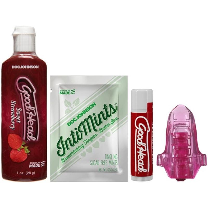 Bild von Doc Johnson - GoodHead Lick It Kit - Erdbeere
