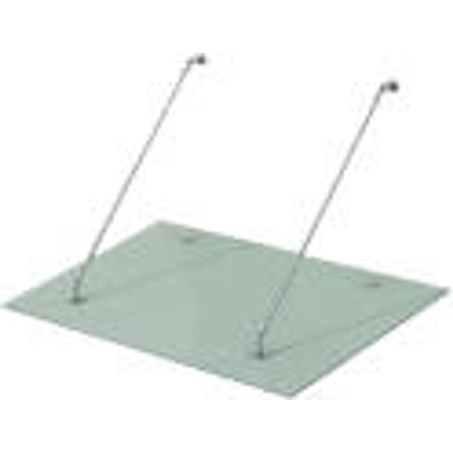Bild von Dein Bau Projekt Glasvordach Olymp Milchglas VS-Glas 175 x 90 cm