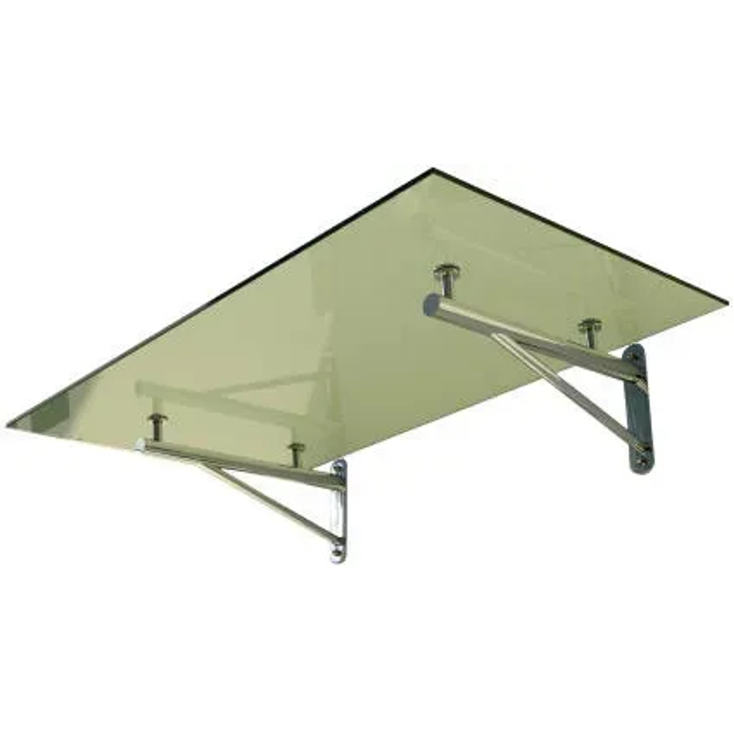Bild von Dein Bau Projekt Glasvordach Elbrus Klarglas VS-Glas 225 x 90 cm