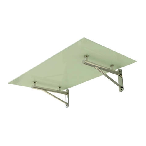 Bild von Dein Bau Projekt Glasvordach Elbrus Milchglas VS-Glas 300 x 90 cm